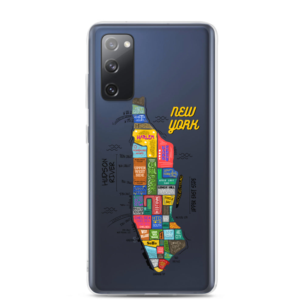 NYC map Samsung Case