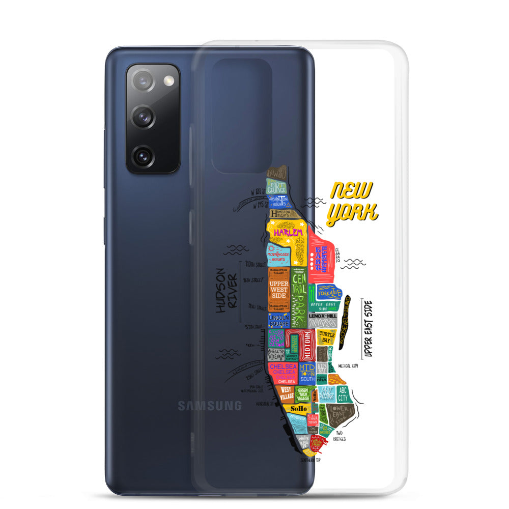 NYC map Samsung Case