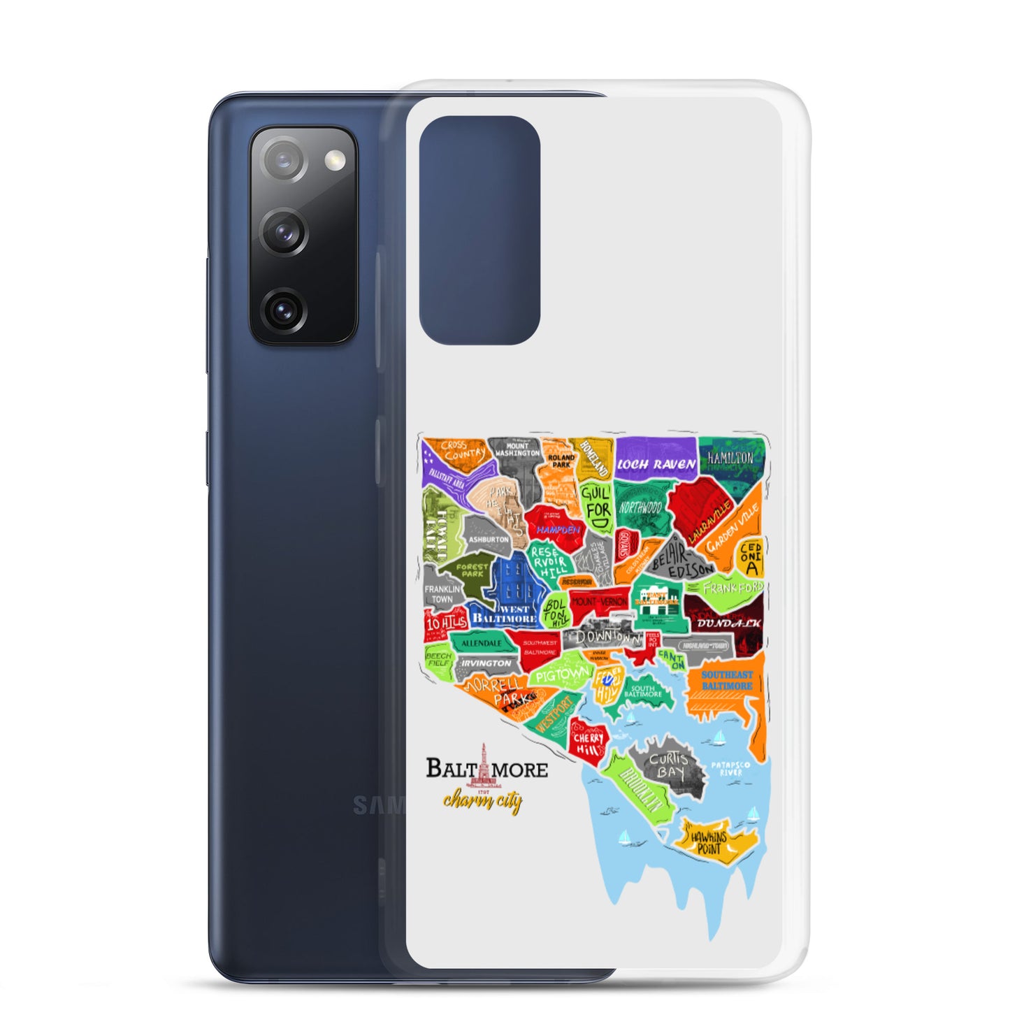 Baltimore map Samsung Case