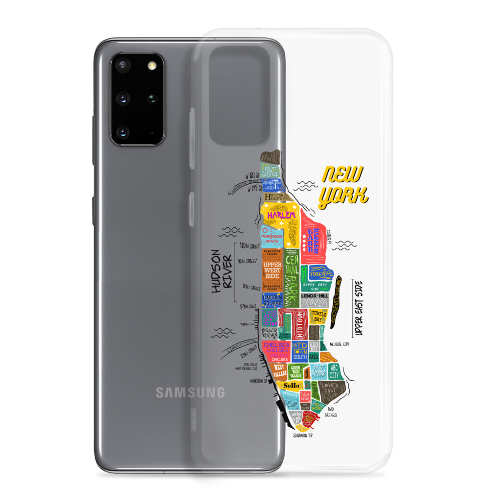 NYC map Samsung Case