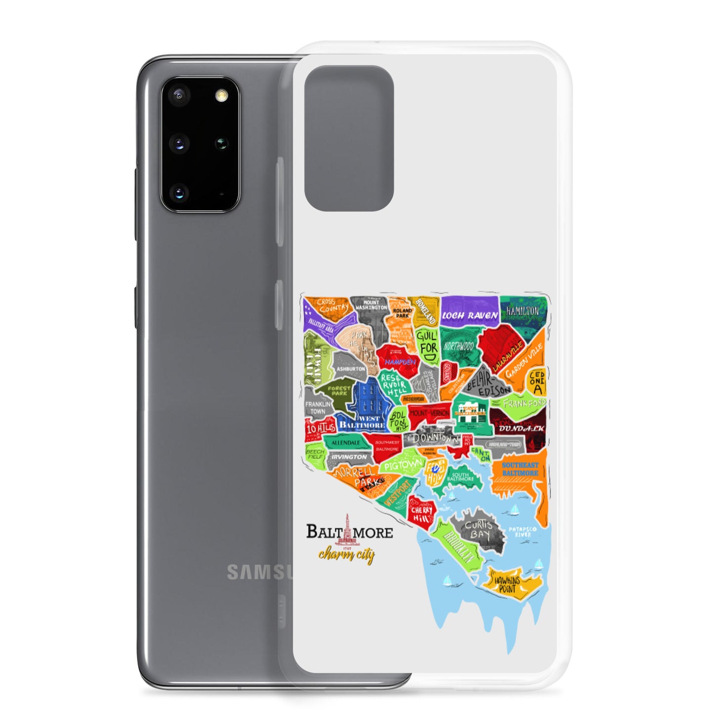 Baltimore map Samsung Case