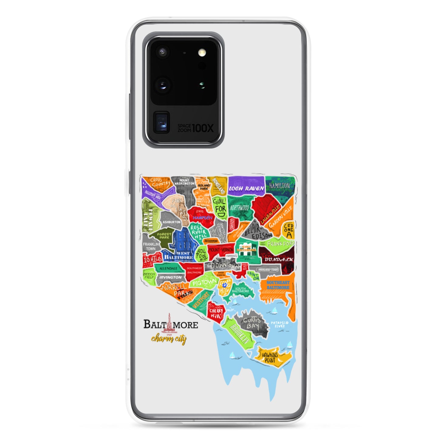 Baltimore map Samsung Case