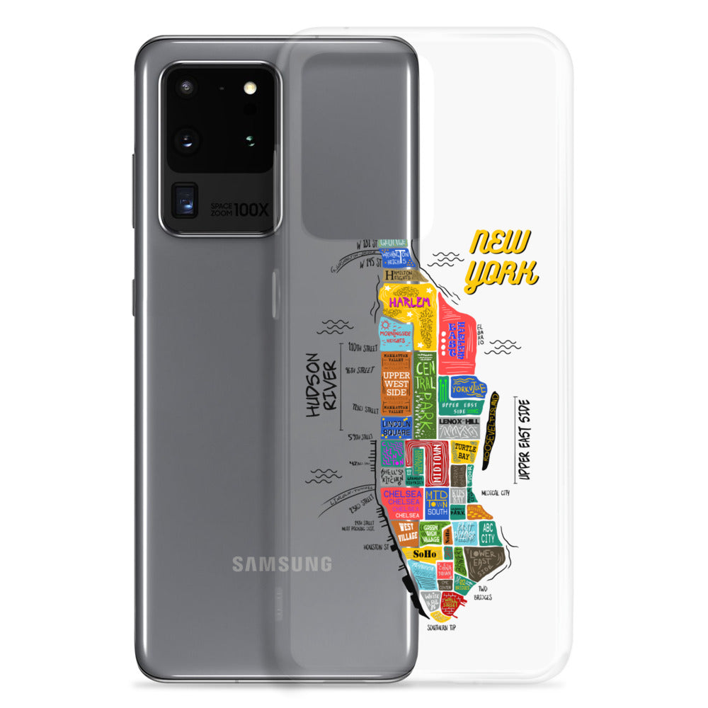 NYC map Samsung Case