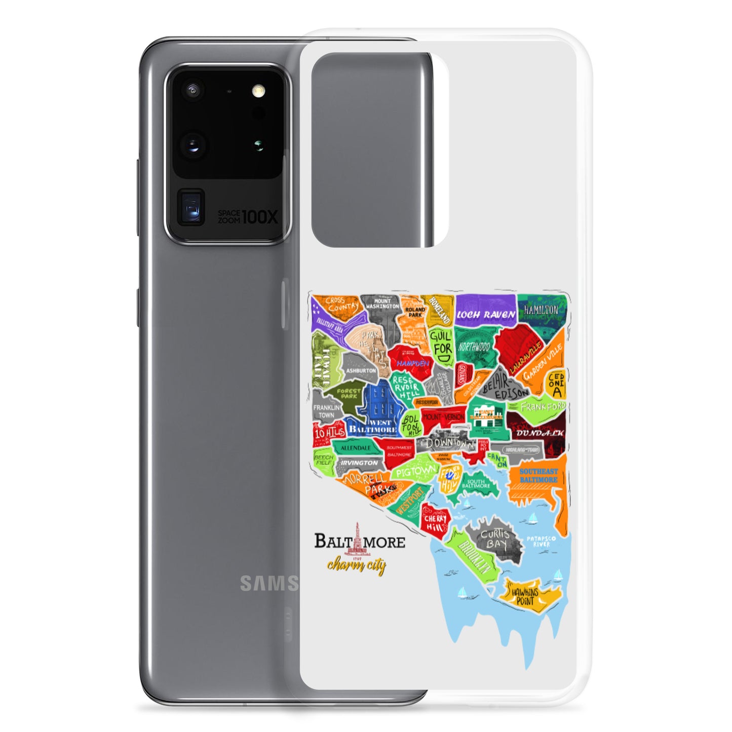 Baltimore map Samsung Case