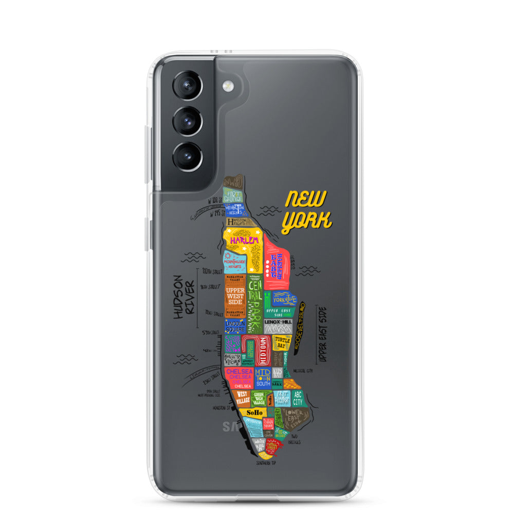NYC map Samsung Case