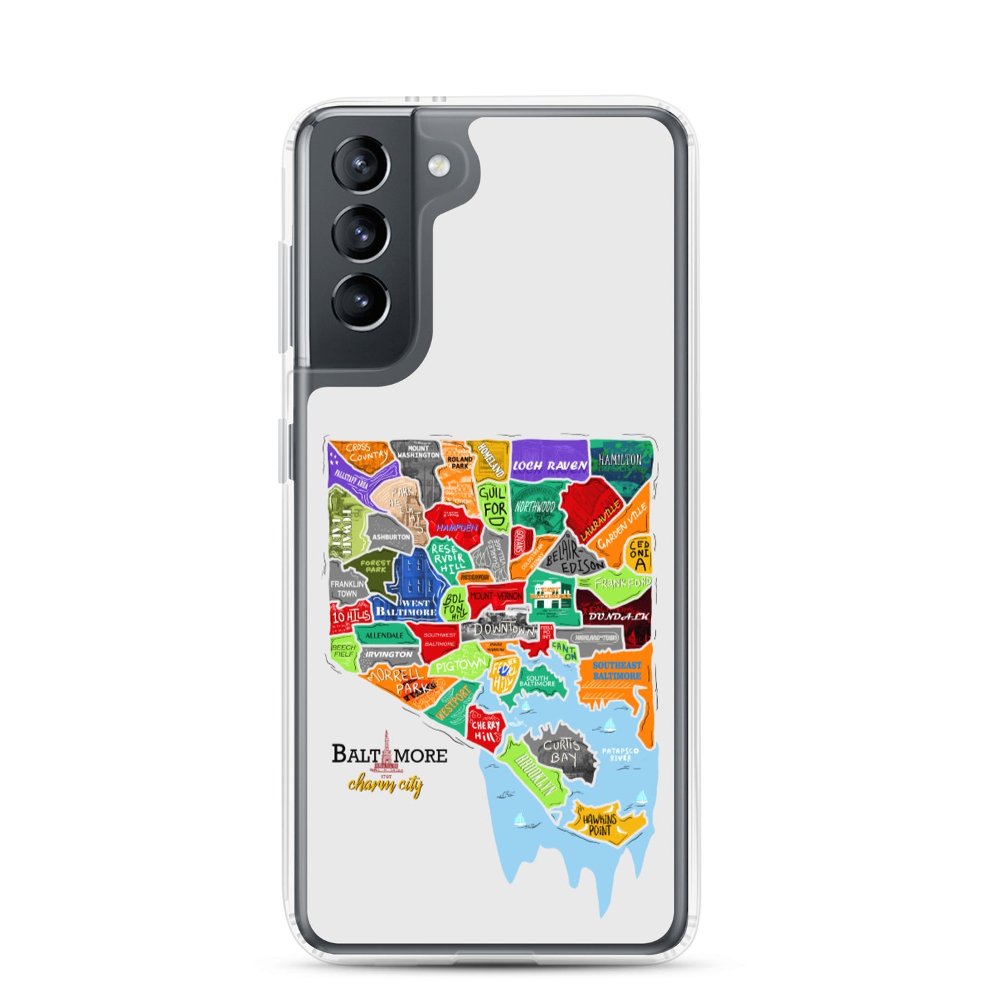 Baltimore map Samsung Case