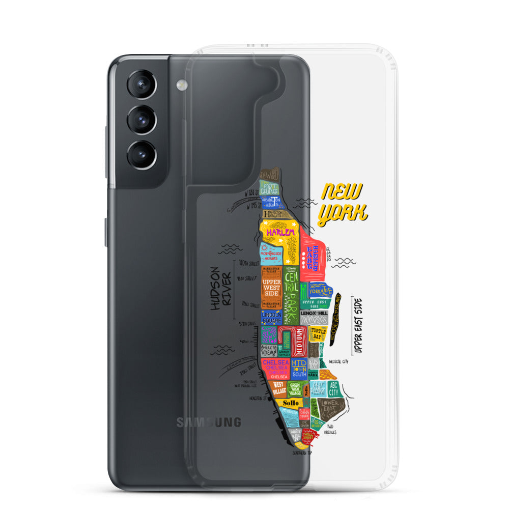 NYC map Samsung Case