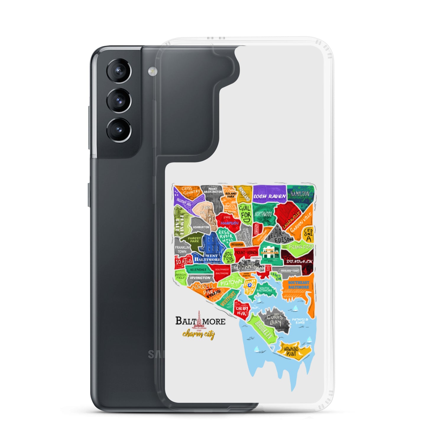 Baltimore map Samsung Case
