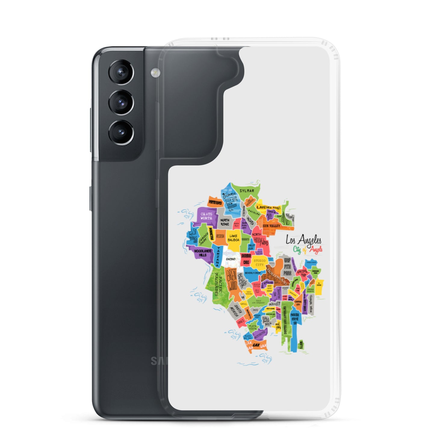 Los Angeles Map Samsung Case