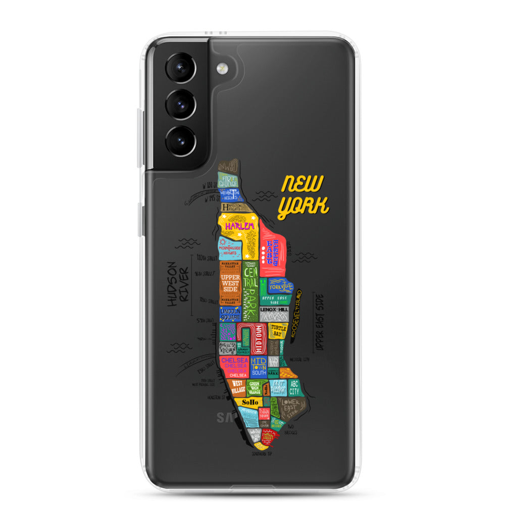 NYC map Samsung Case