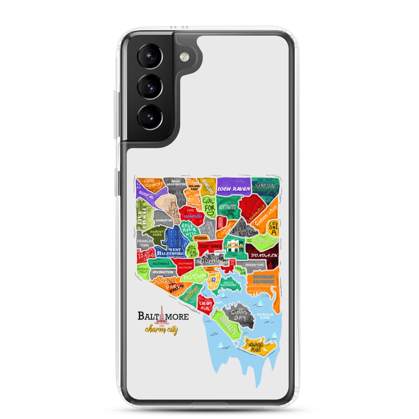 Baltimore map Samsung Case