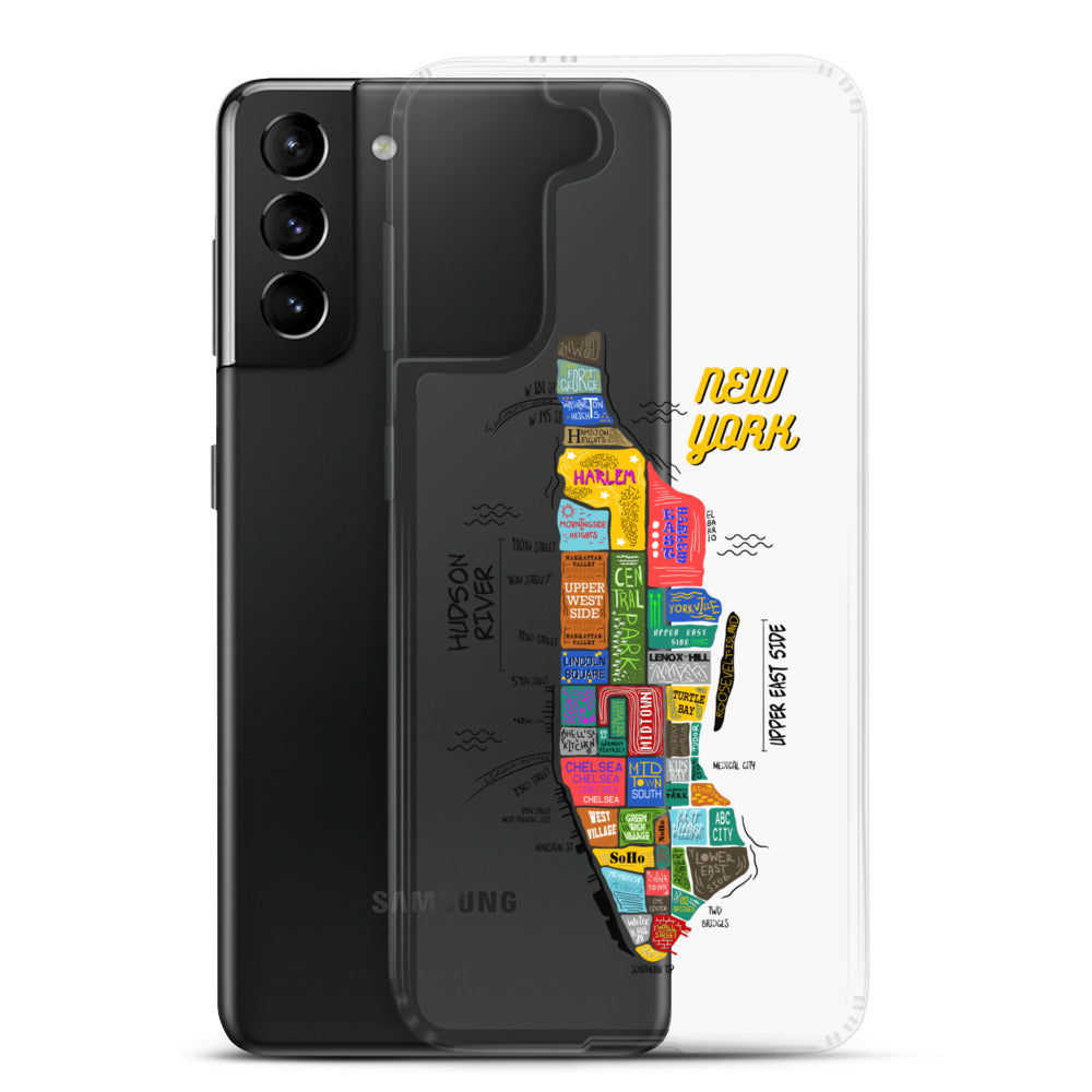 NYC map Samsung Case