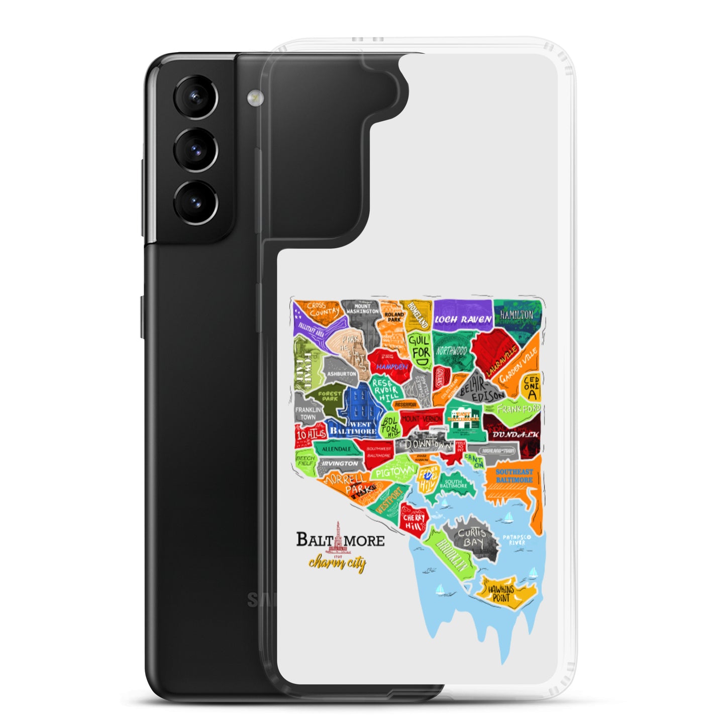 Baltimore map Samsung Case