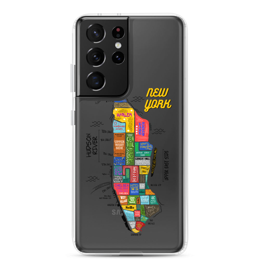 NYC map Samsung Case
