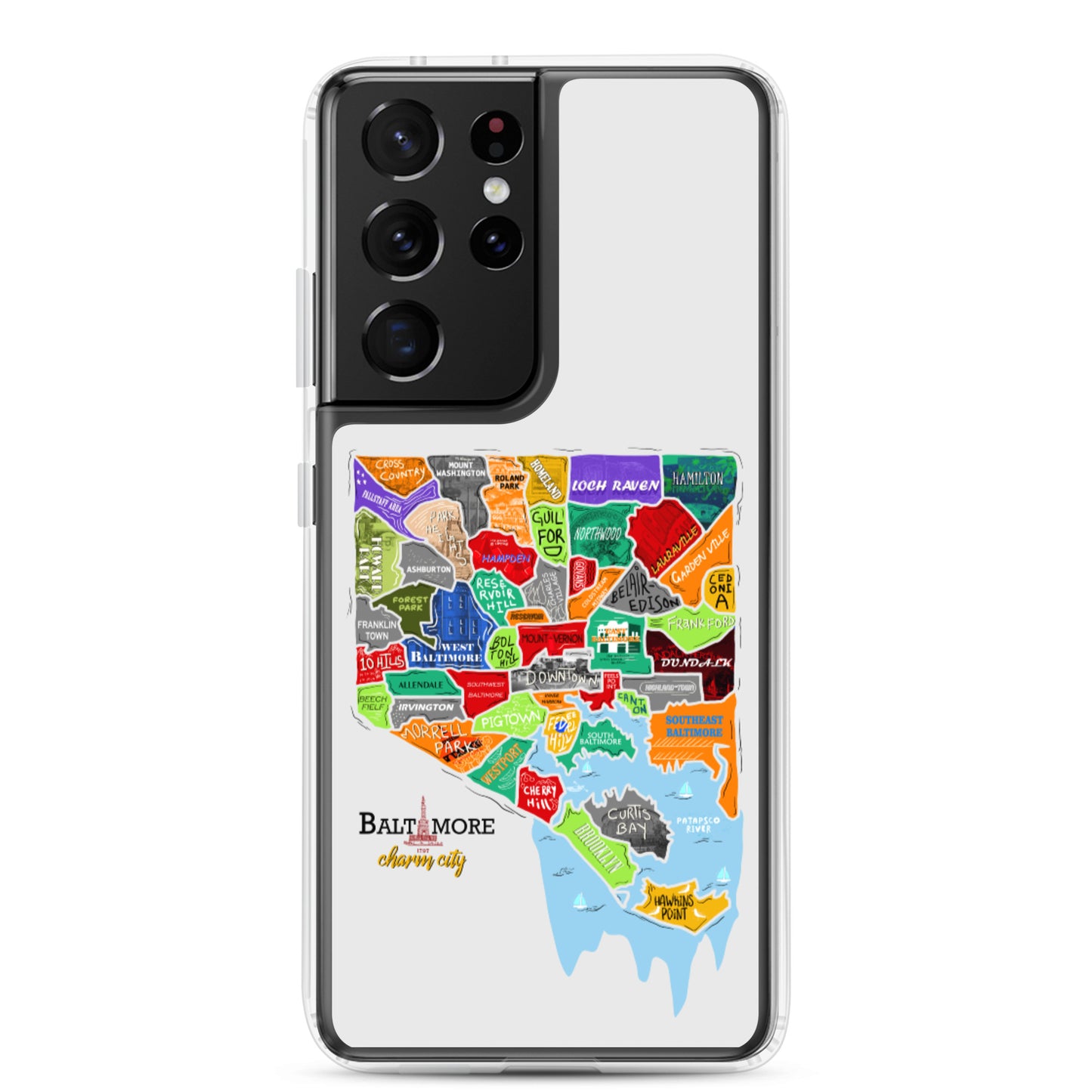 Baltimore map Samsung Case