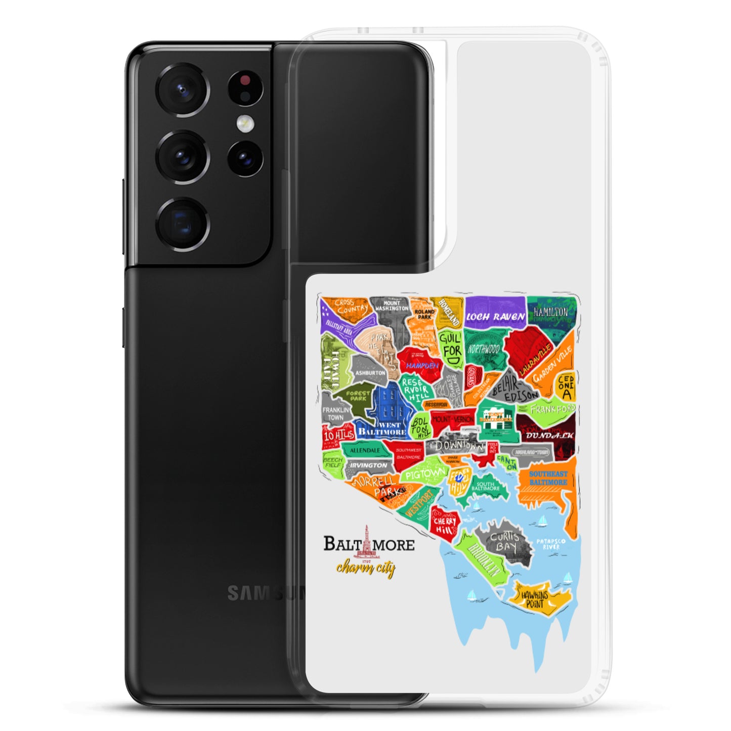 Baltimore map Samsung Case