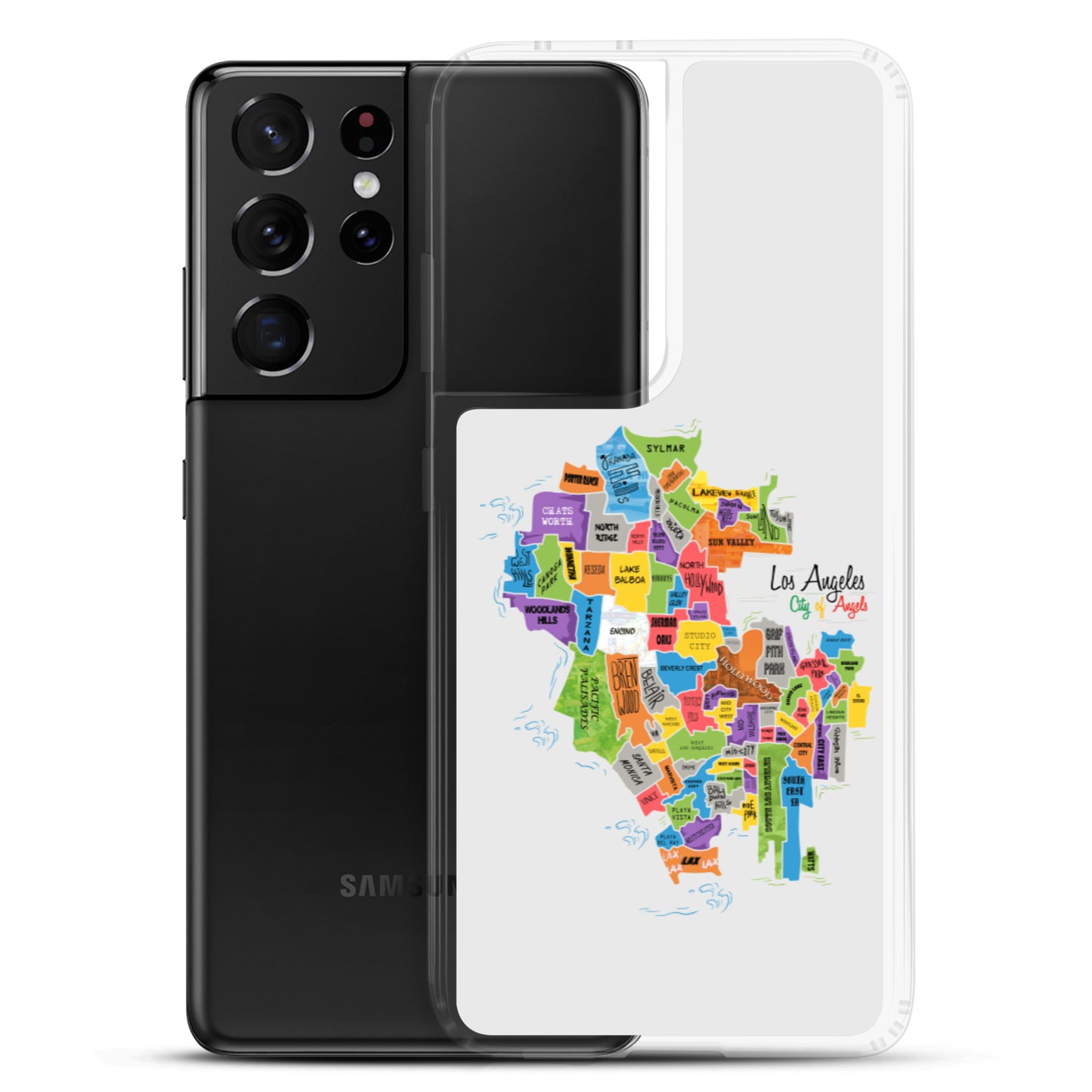 Los Angeles Map Samsung Case