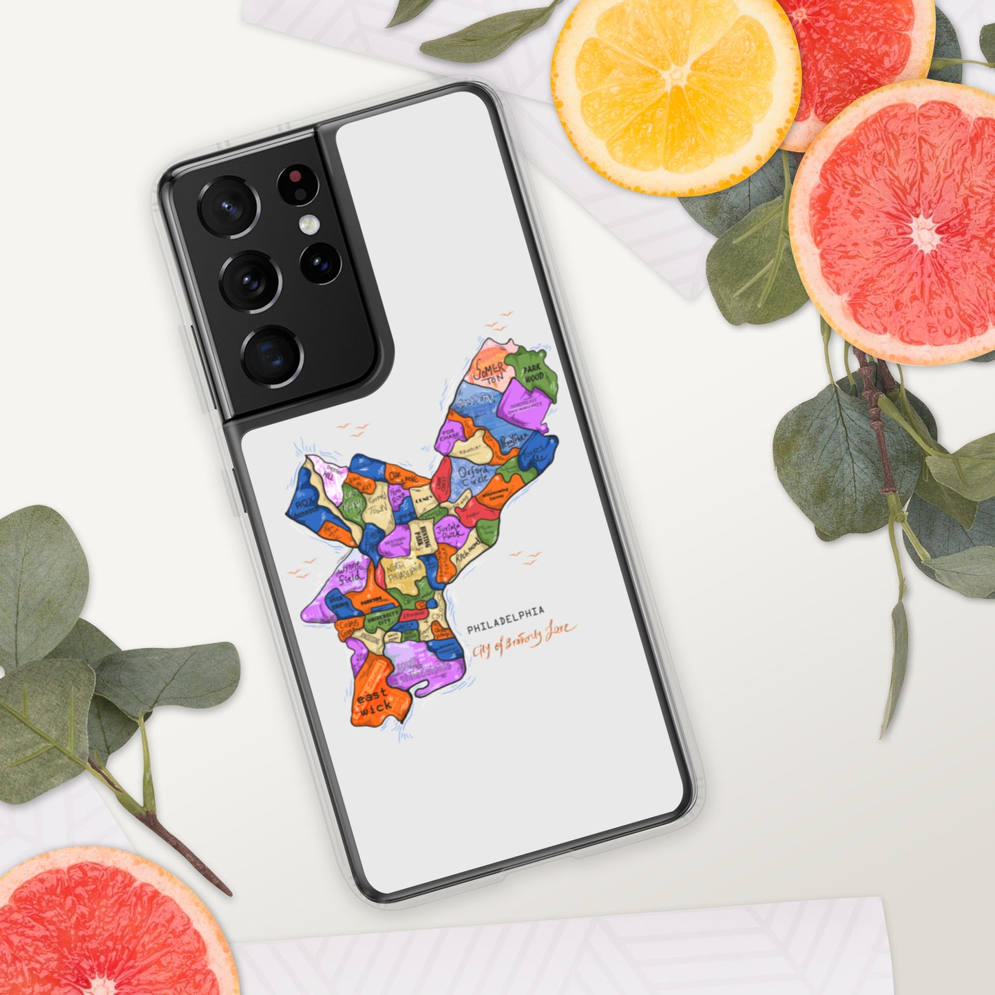 Philly Map Samsung Case