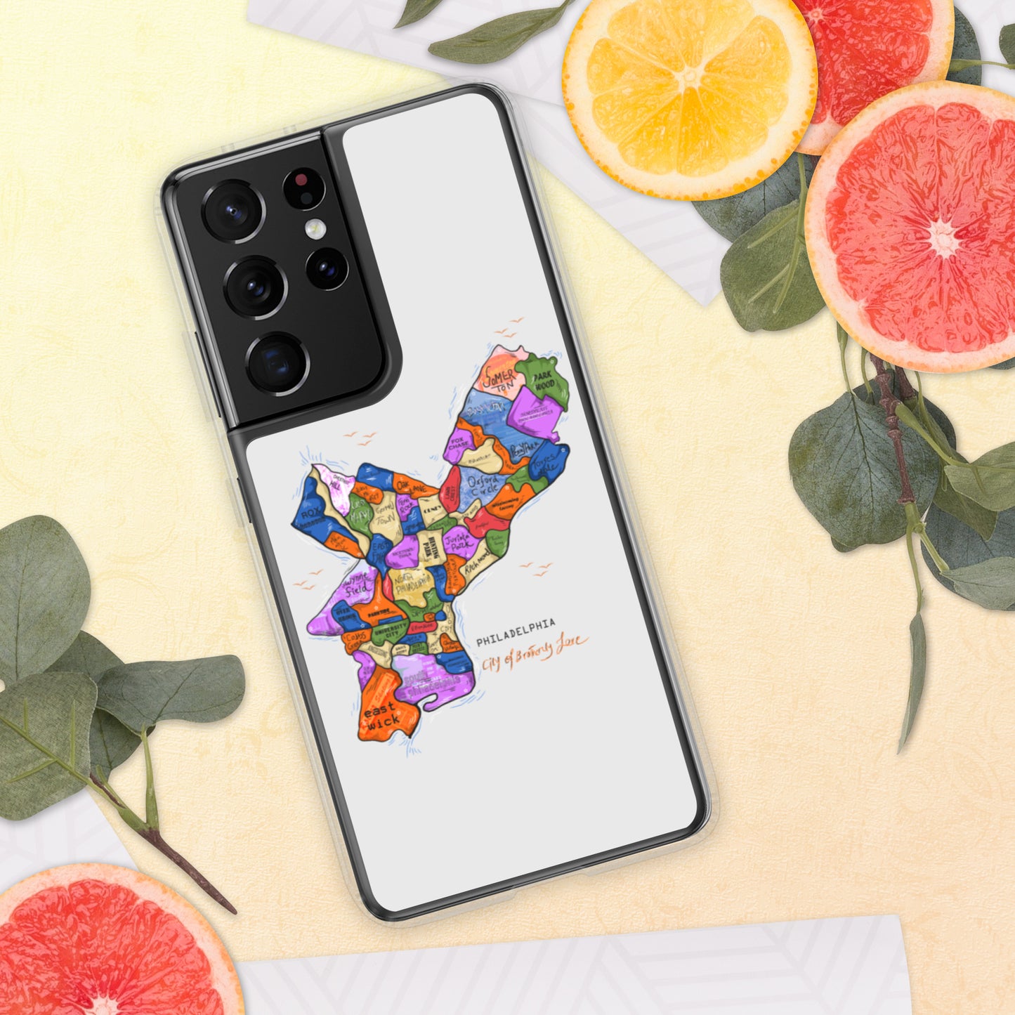 Philly Map Samsung Case