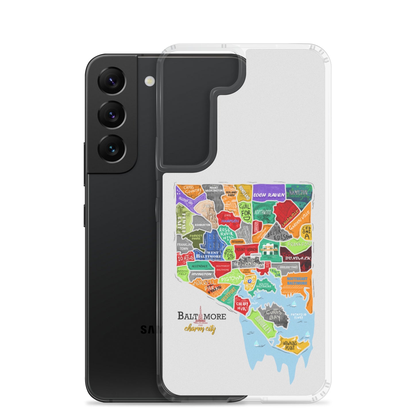 Baltimore map Samsung Case