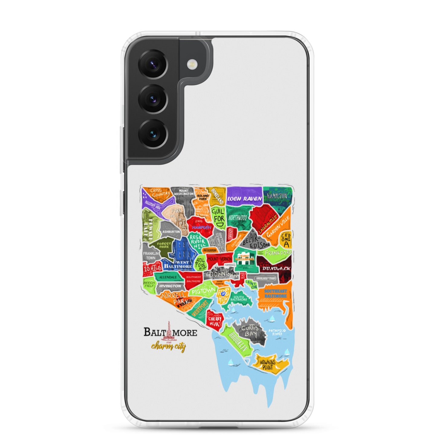 Baltimore map Samsung Case