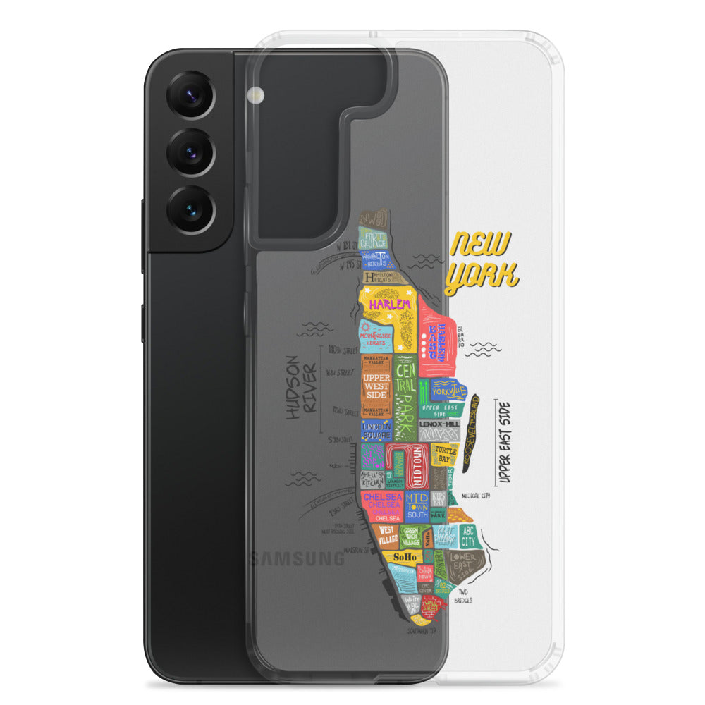 NYC map Samsung Case