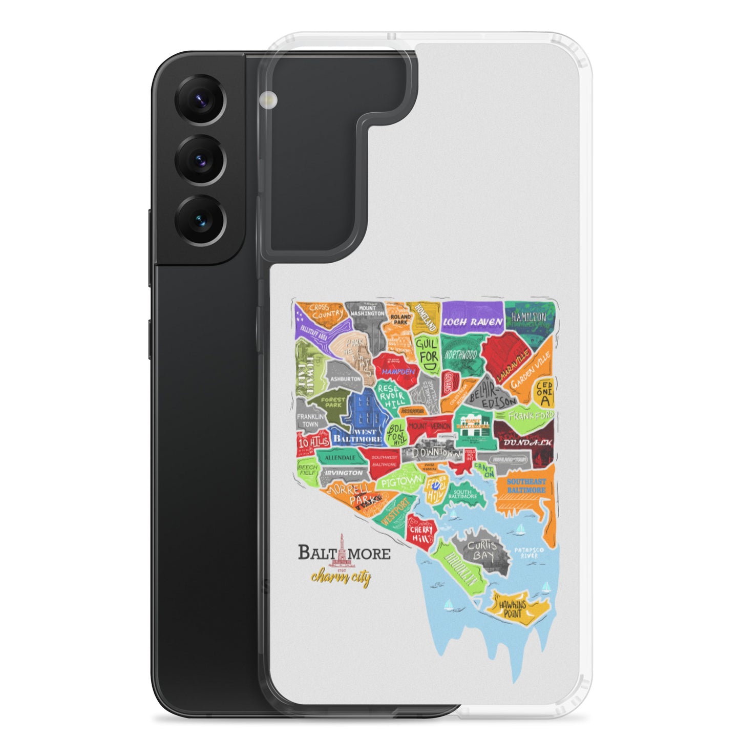 Baltimore map Samsung Case