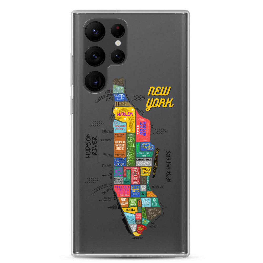 NYC map Samsung Case