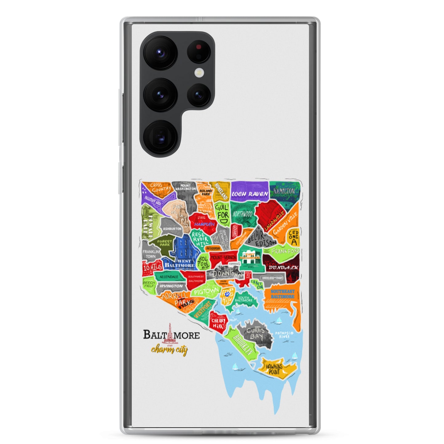 Baltimore map Samsung Case