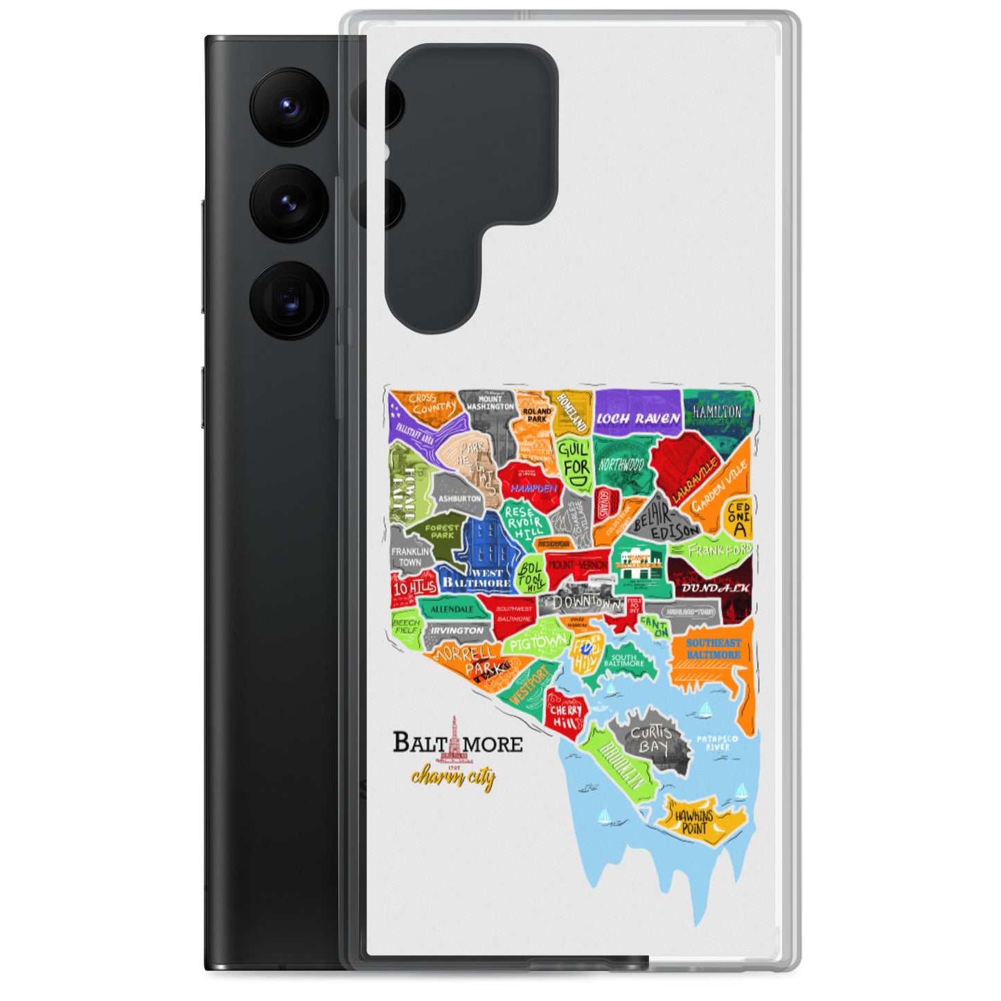 Baltimore map Samsung Case
