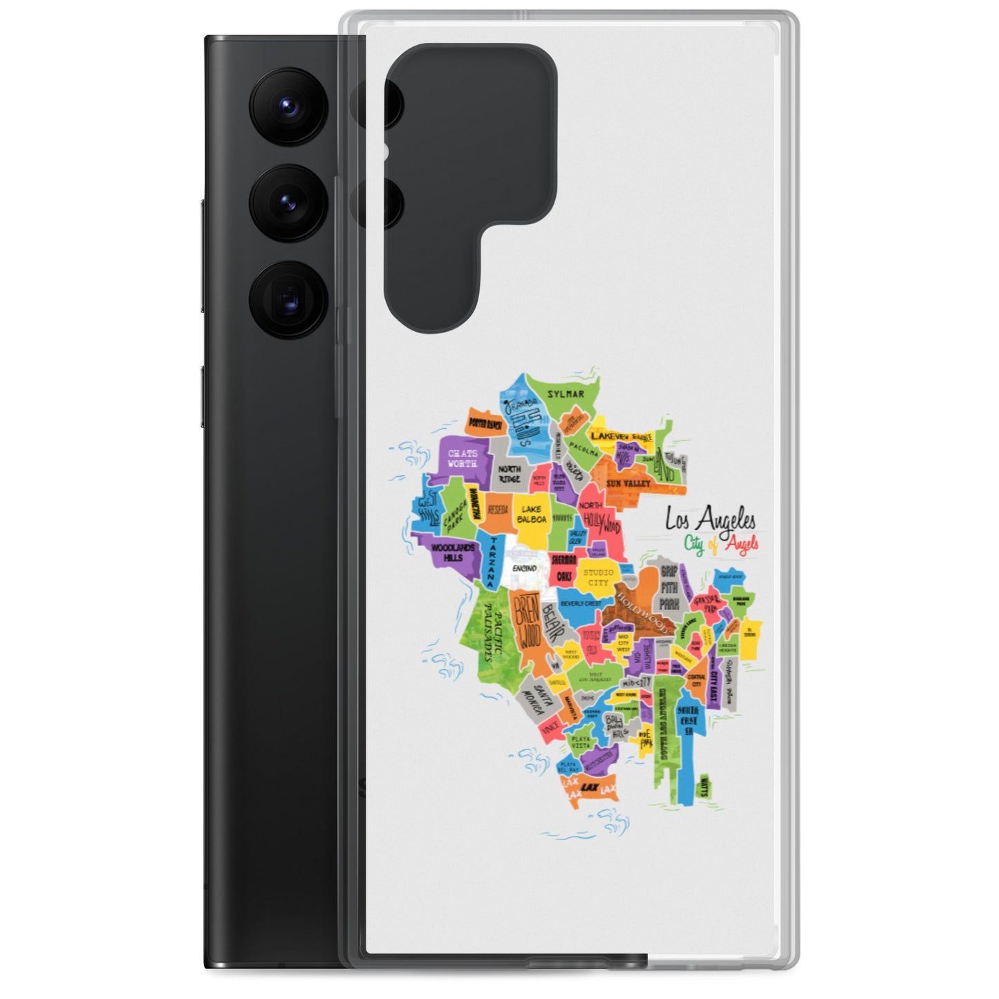 Los Angeles Map Samsung Case