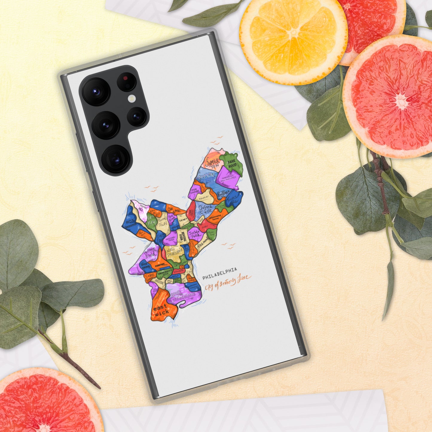 Philly Map Samsung Case