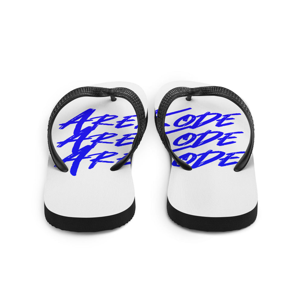Areakode 3x Flip Flops (blue)