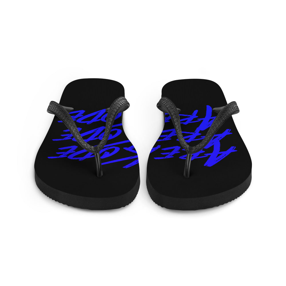 Areakode 3x Flip Flops (blue/black)