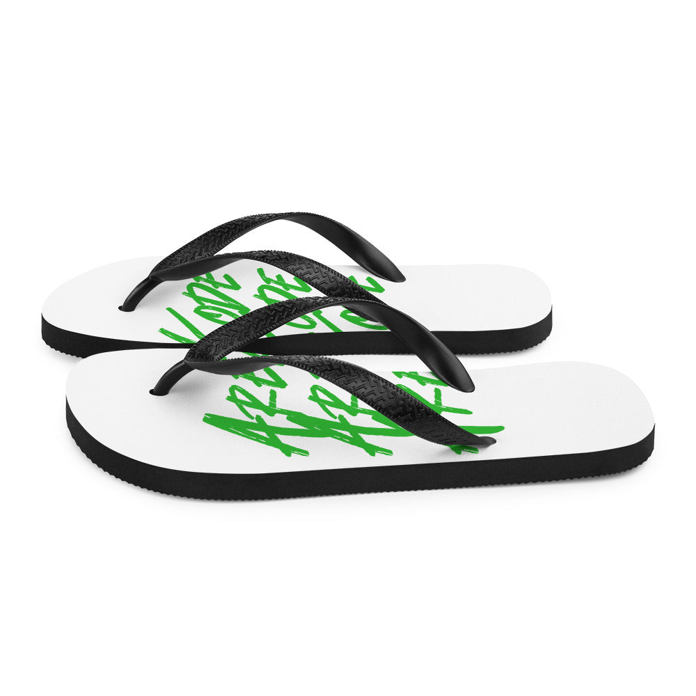 Areakode 3x Flip Flops (green)