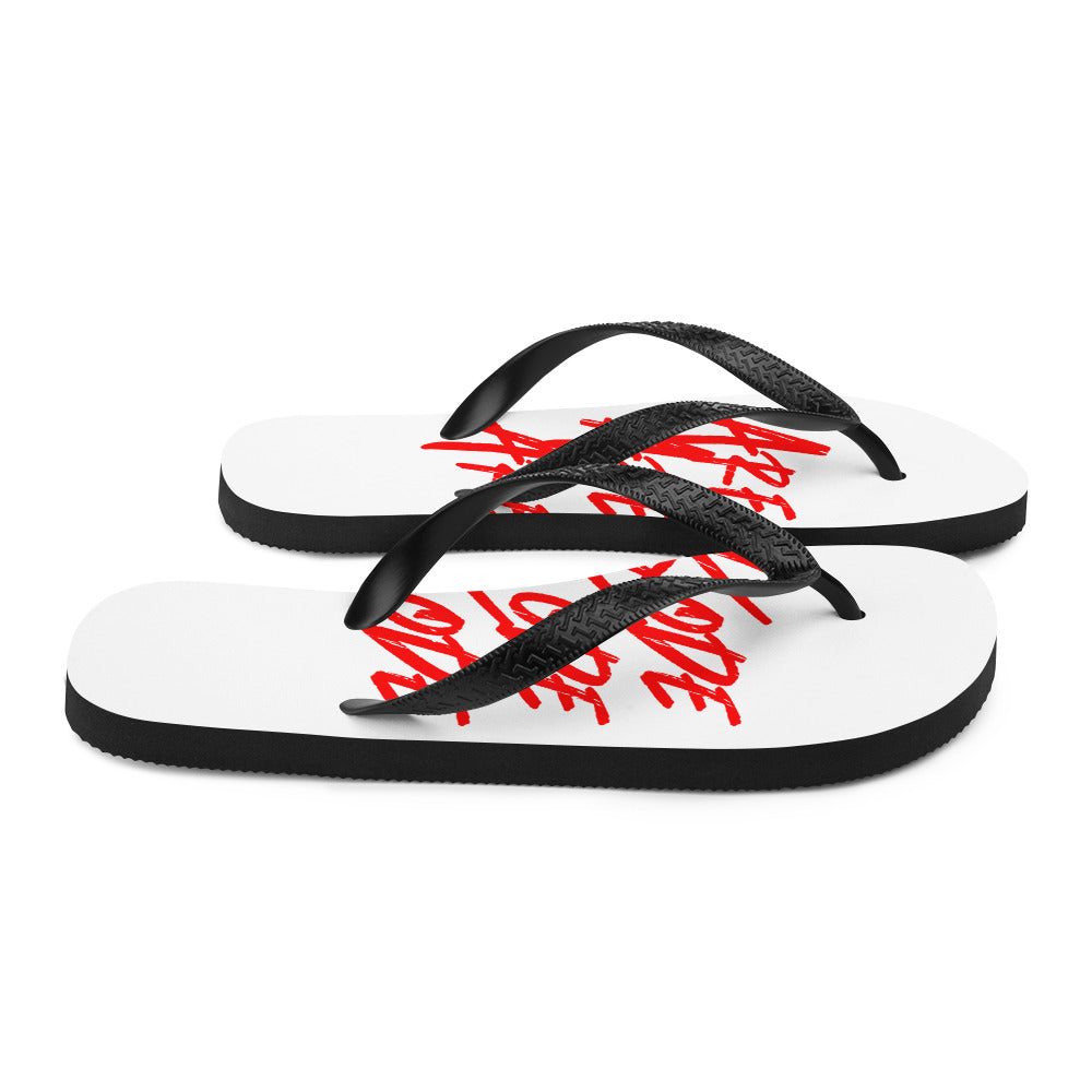 Areakode 3x Flip Flops (red)