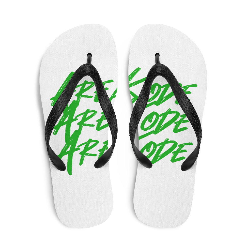 Areakode 3x Flip Flops (green)