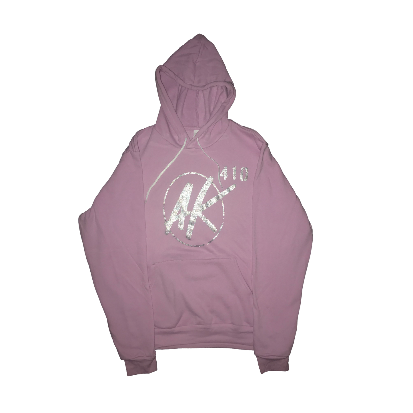 AK410 Hoodie - Pink/Silver (custom)