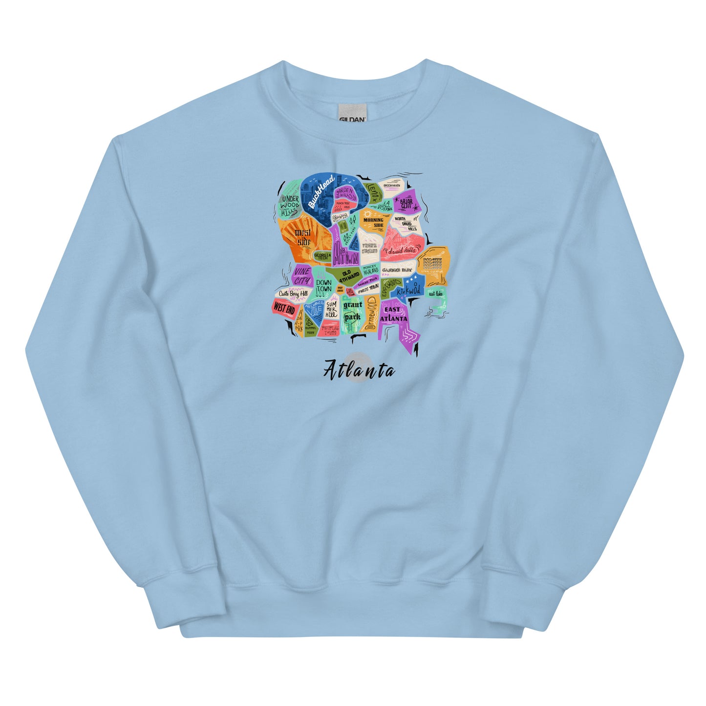 ATL map Crewneck (unisex)