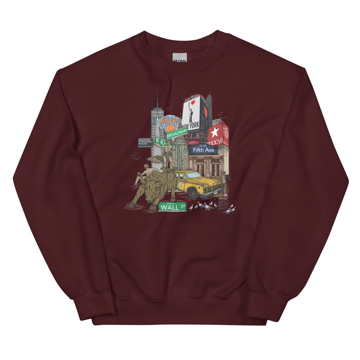 NYC graphic crewneck (unisex)