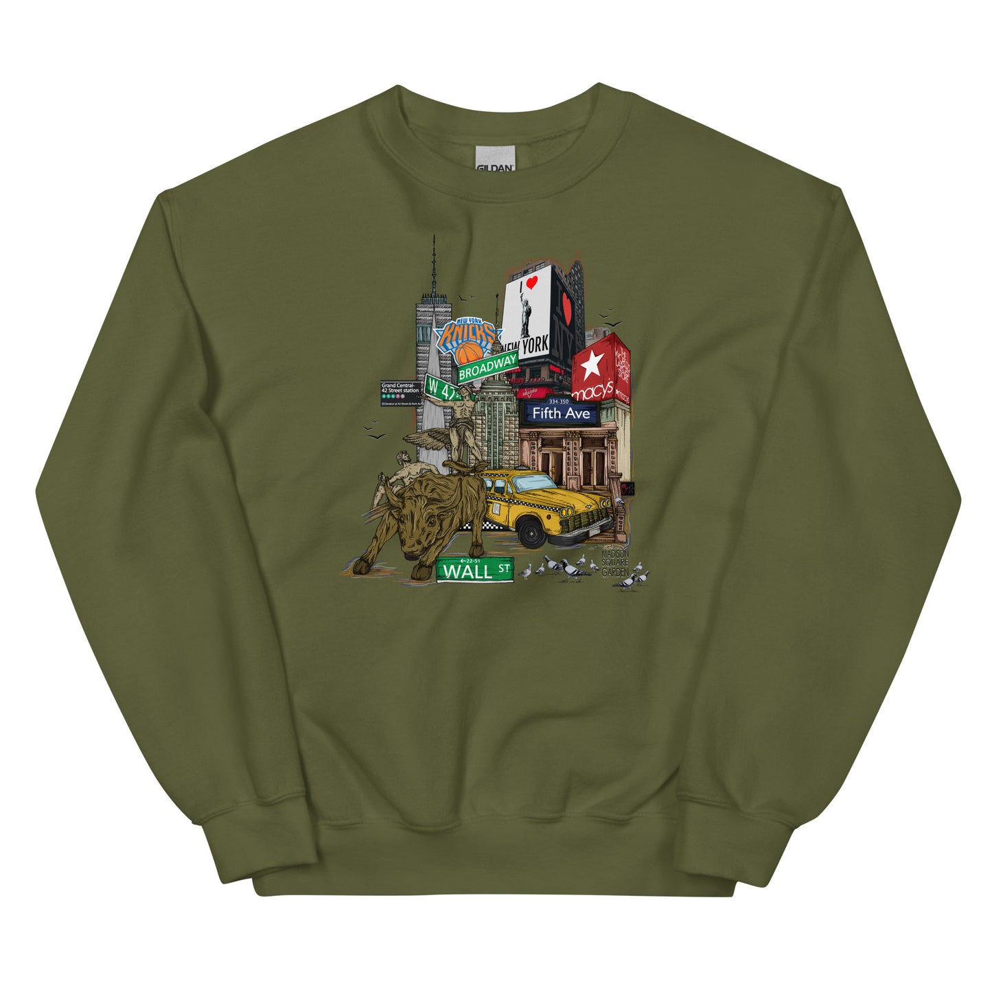 NYC graphic crewneck (unisex)
