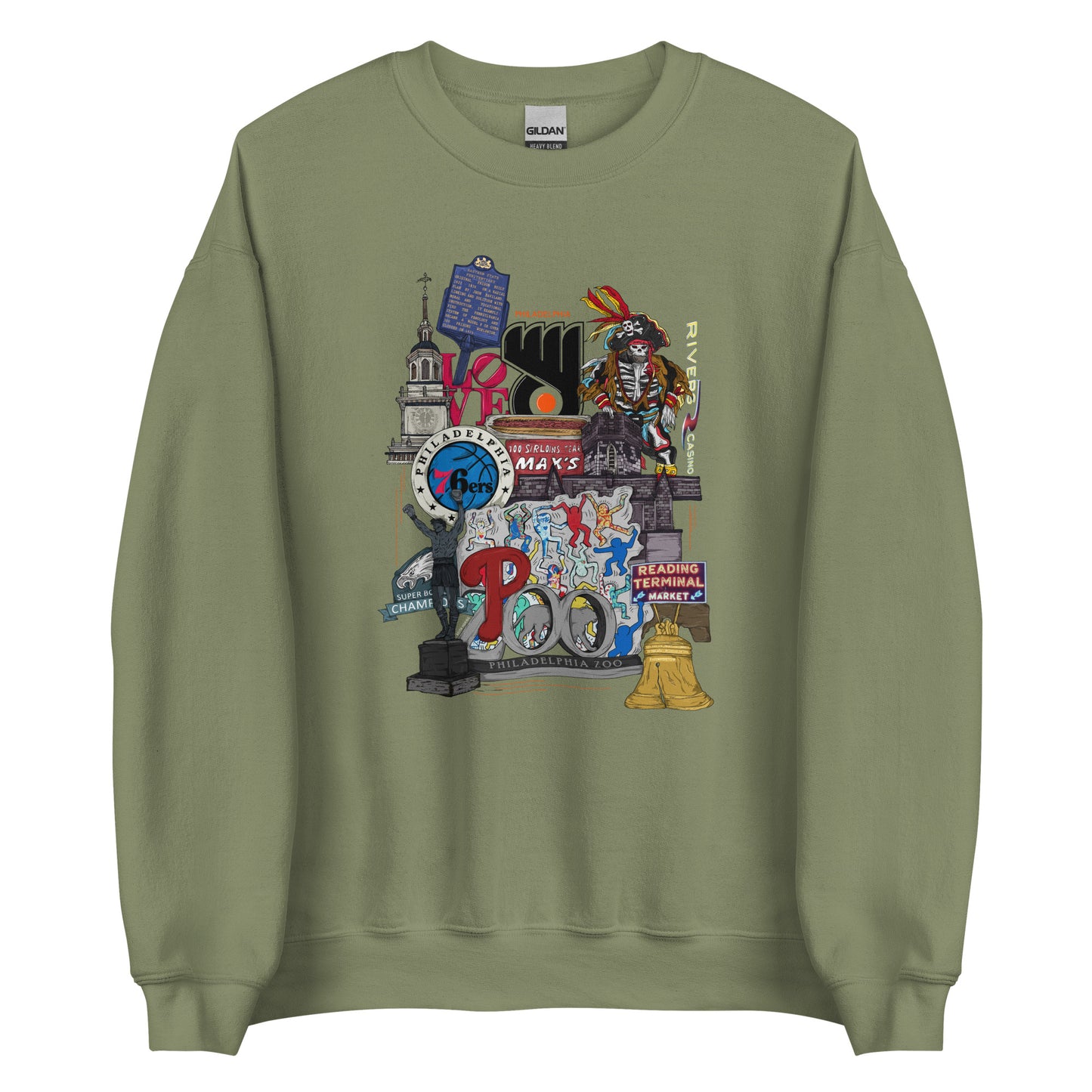 Philly Graphic Crewneck (unisex)