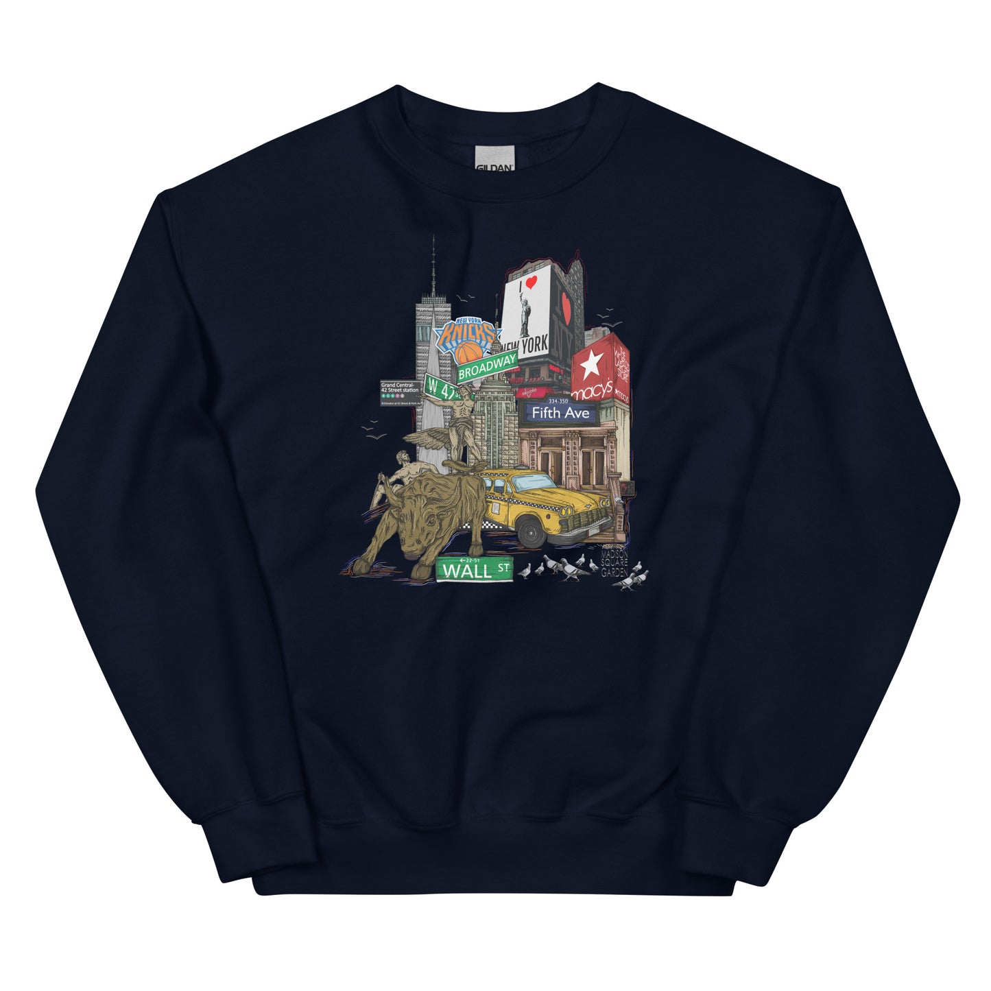 NYC graphic crewneck (unisex)