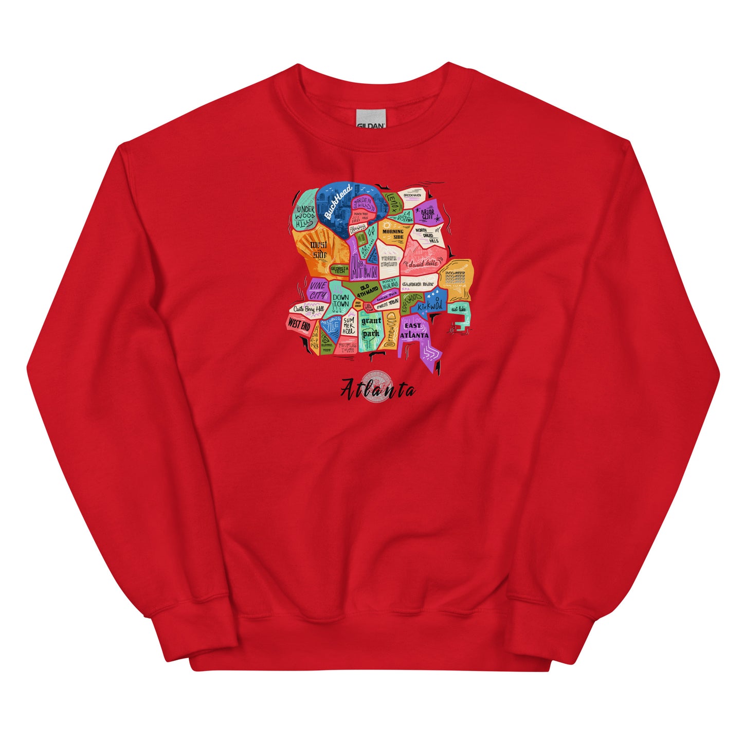 ATL map Crewneck (unisex)