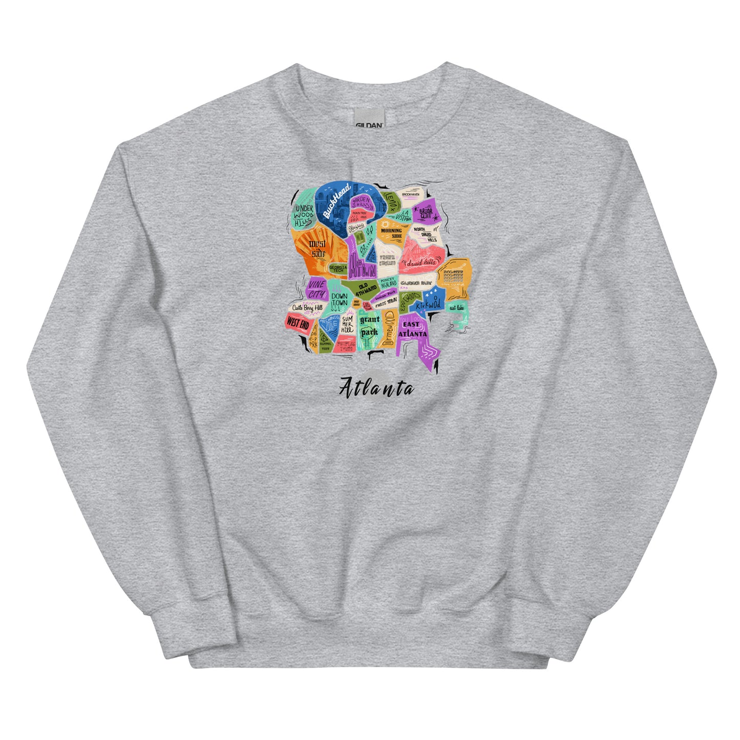 ATL map Crewneck (unisex)