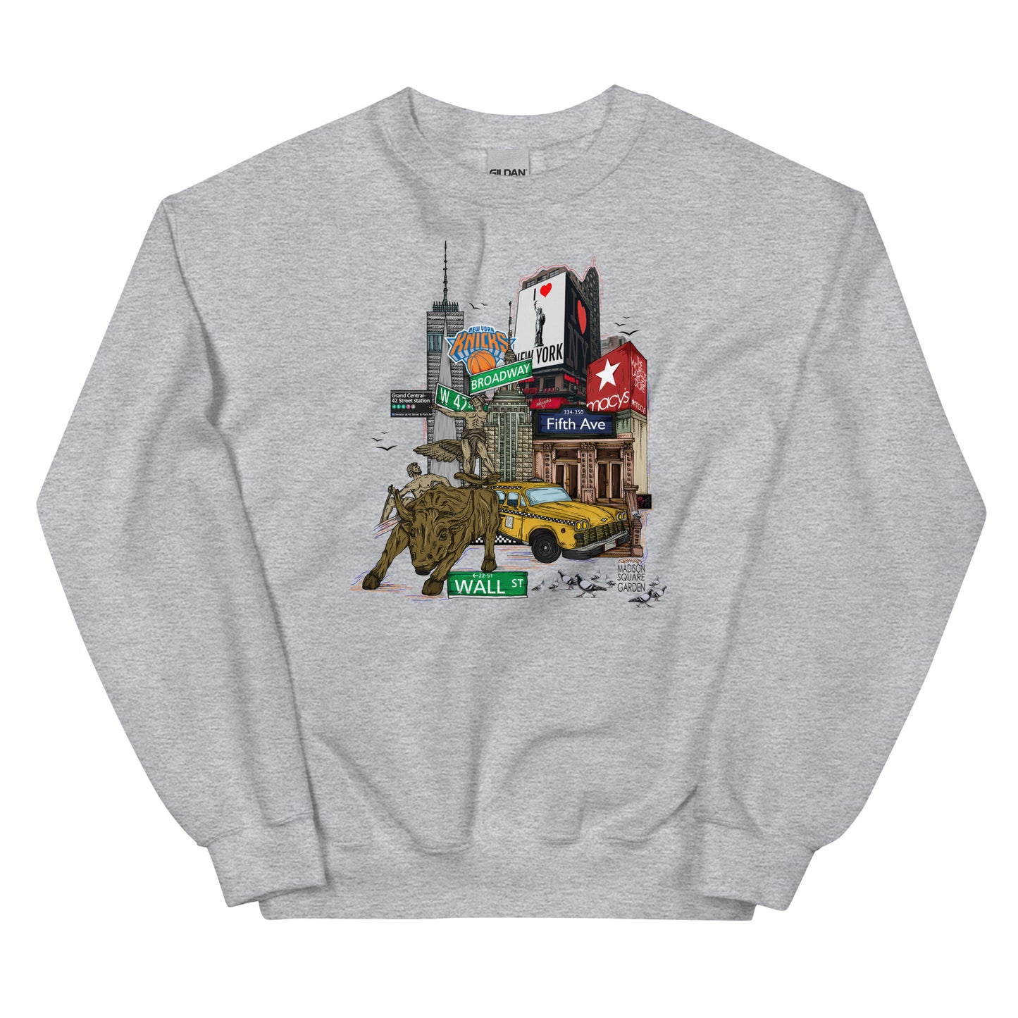 NYC graphic crewneck (unisex)