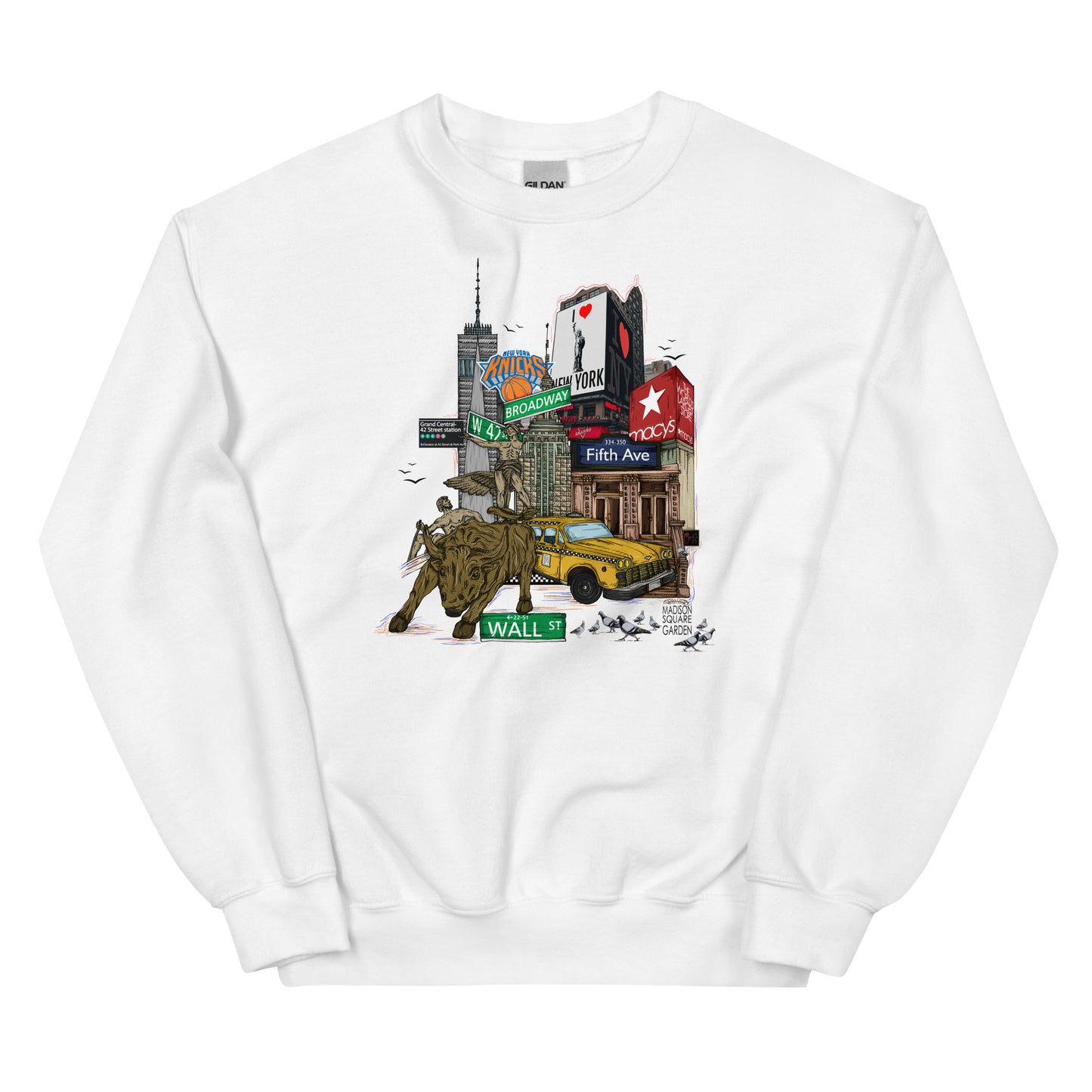 NYC graphic crewneck (unisex)