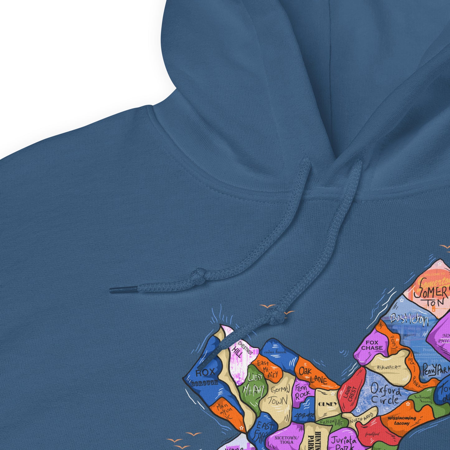 Philly Map Hoodie (unisex)