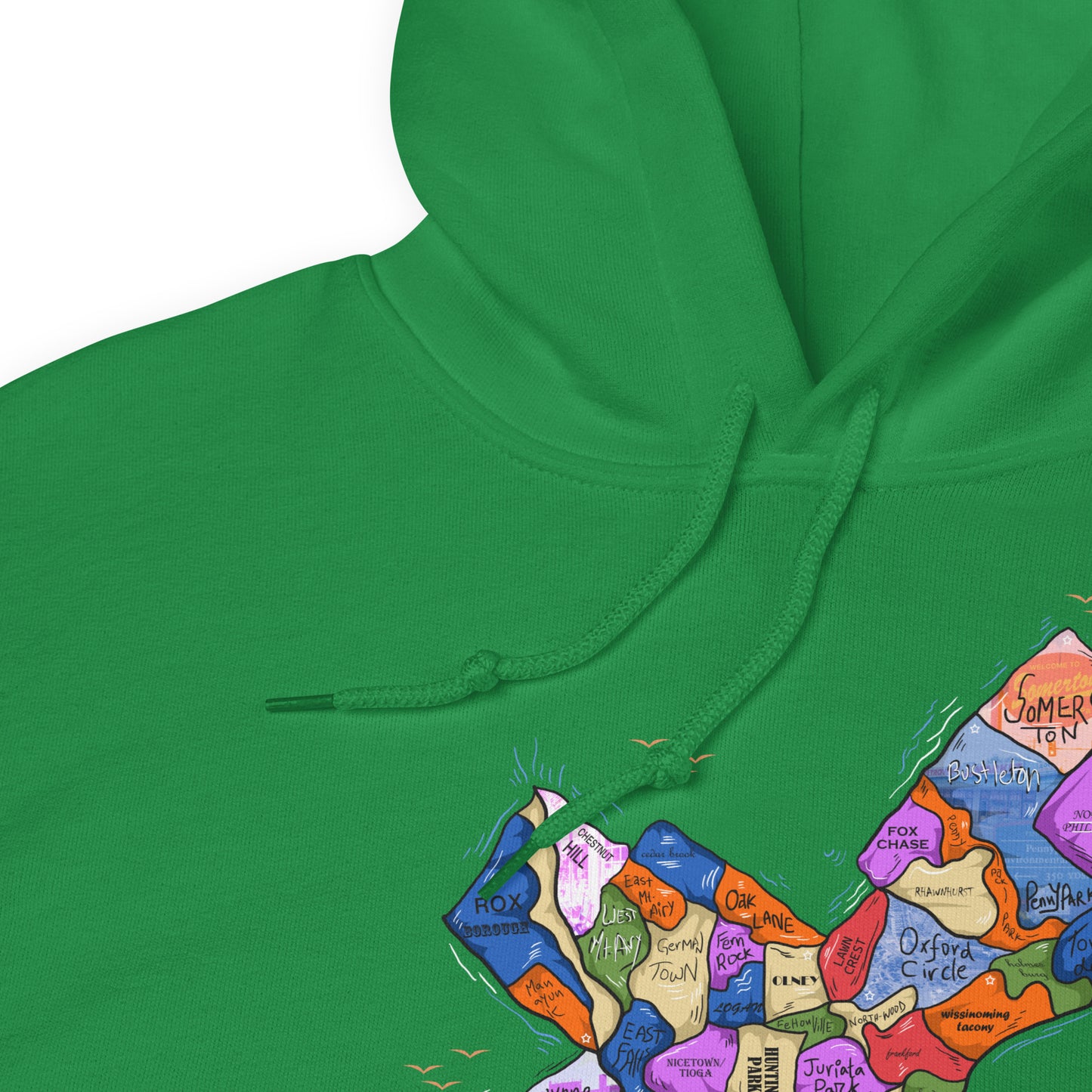 Philly Map Hoodie (unisex)