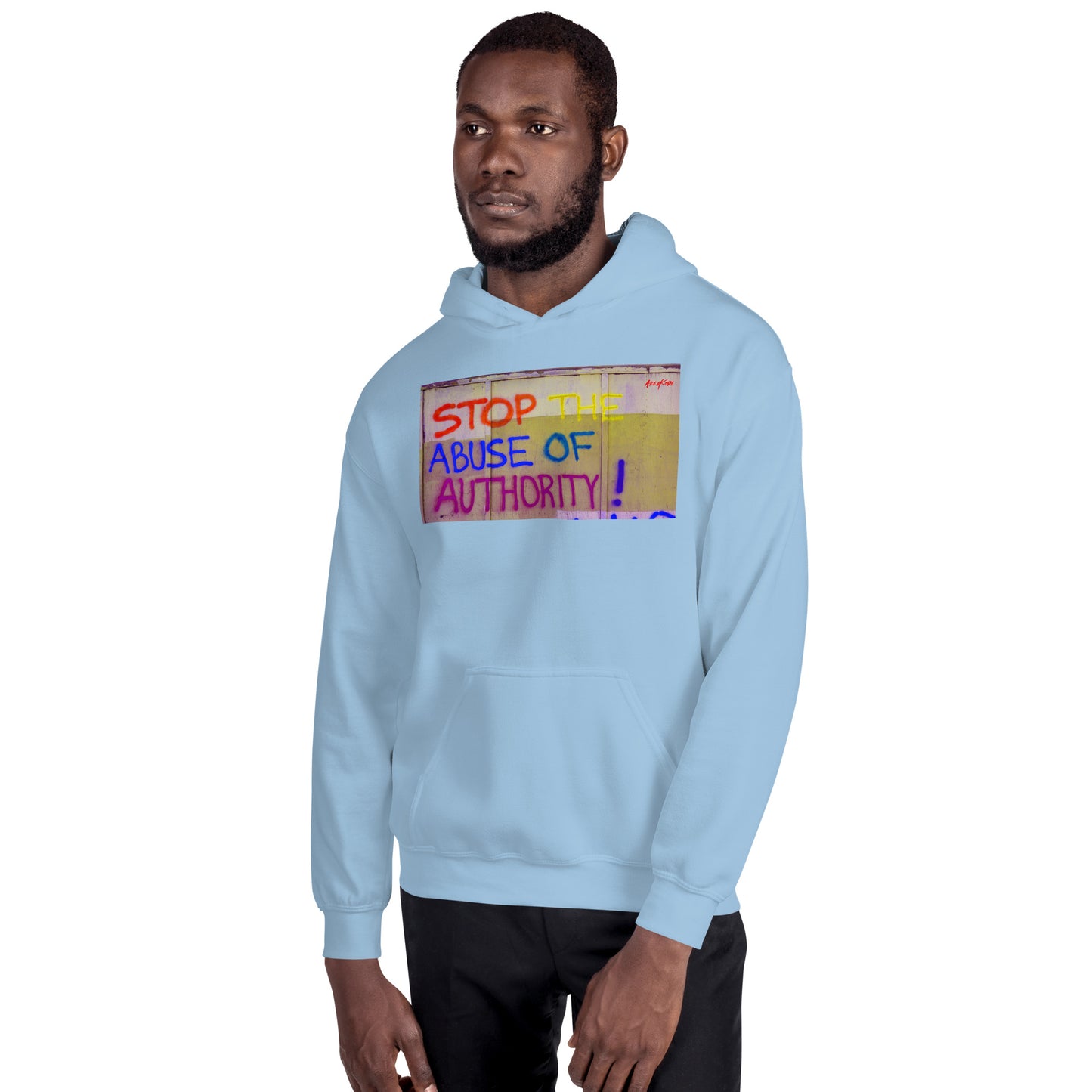 STOP ABUSE OF AUTHORITY Hoodie (unisex)